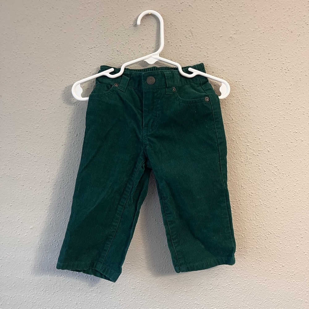 Janie and jack corduroy green pants